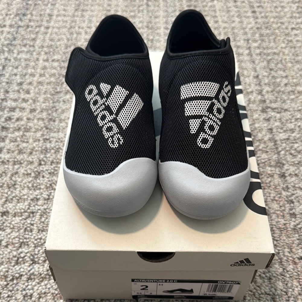 Adidas Black and White Slip-On watershoes Sandals